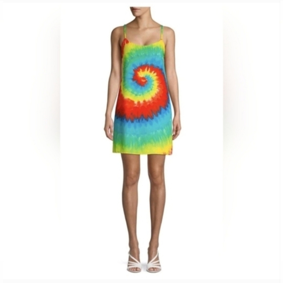 Alice + Olivia emmie tie dye mini dress SIZE Small NWT - Picture 7 of 13